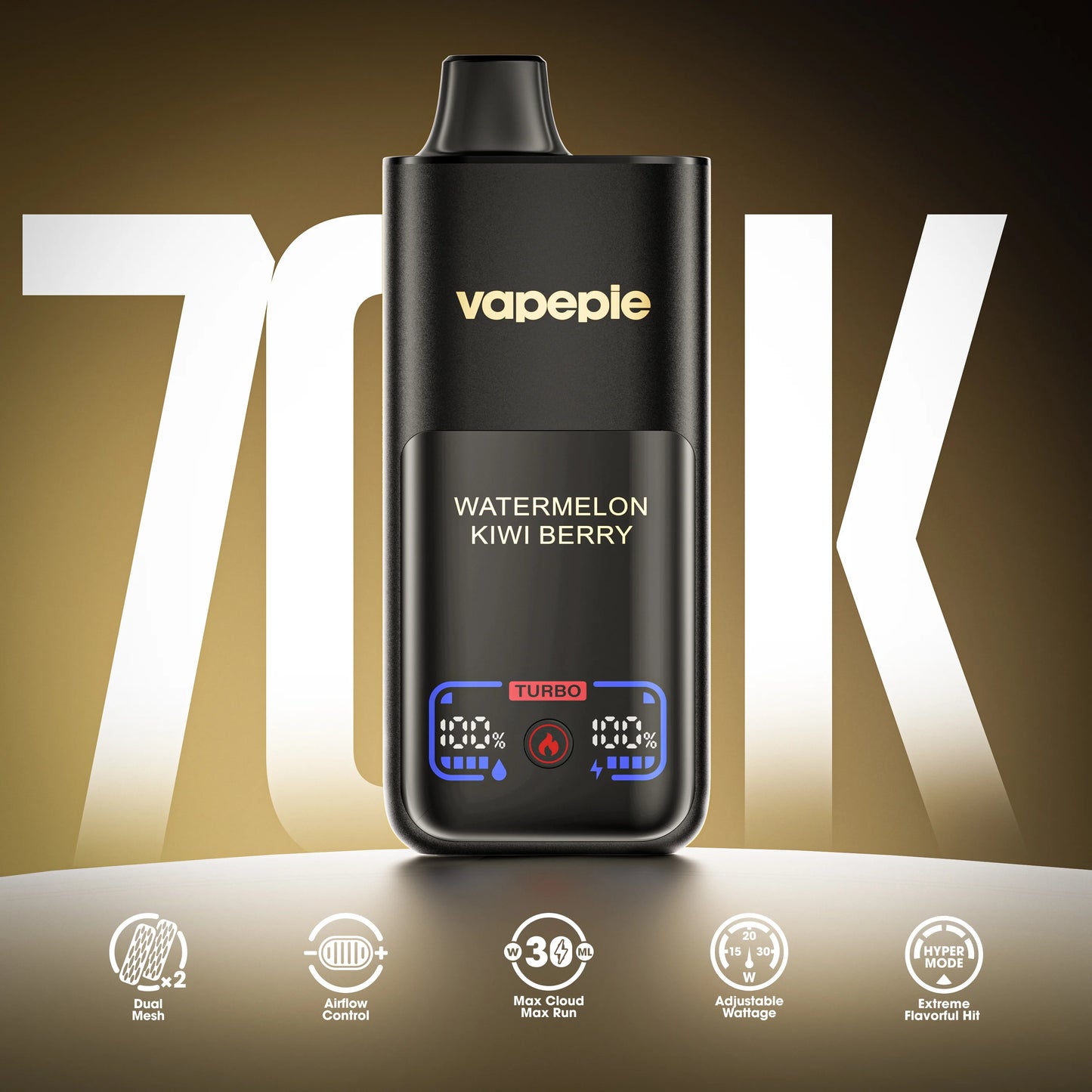 Chmury, które nigdy nie przestają – VAPEPIE MEGA 70000  PUFFS